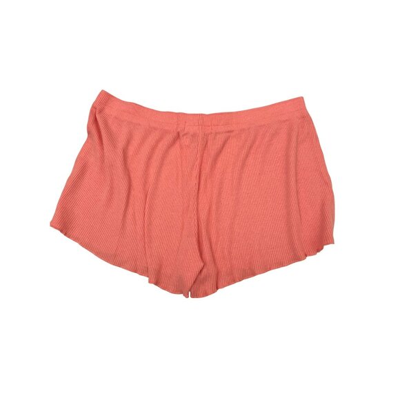 P.J. Salvage Coral Ribbed Lounge Shorts Medium NWT - Picture 3 of 4
